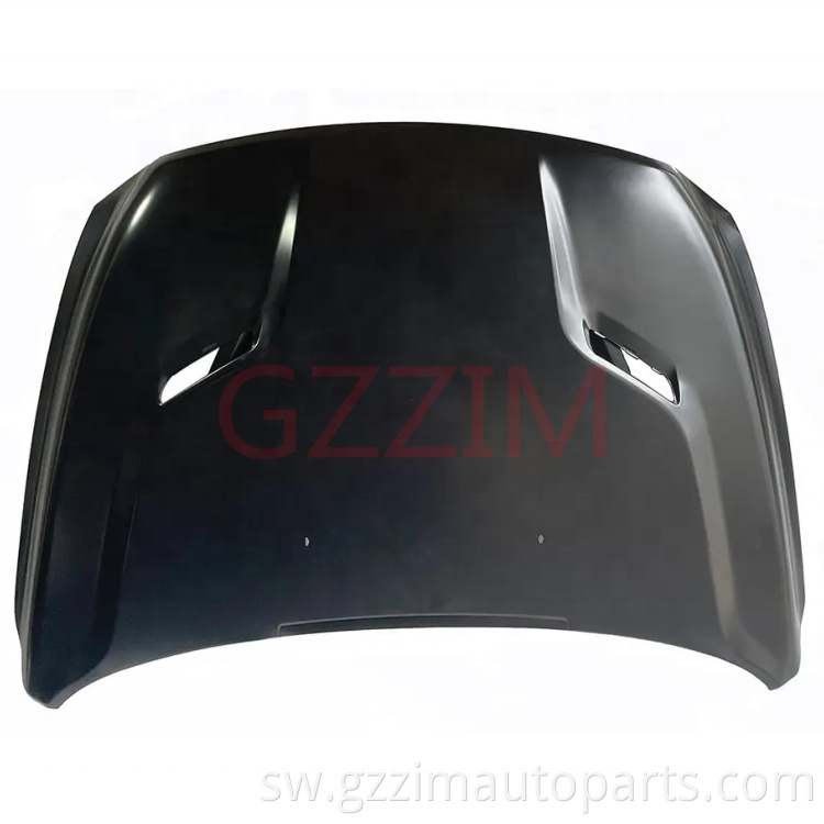 Modified Black Aluminum Alloy Hood Used For 2010-2018 RAM 1500